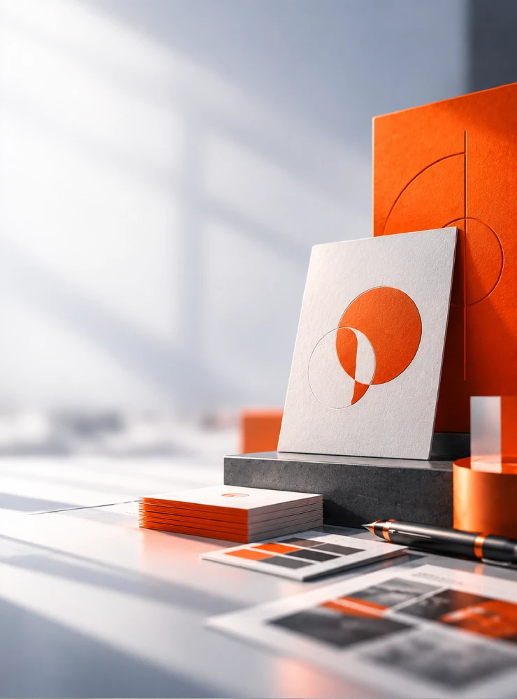 Brand identity creative visual