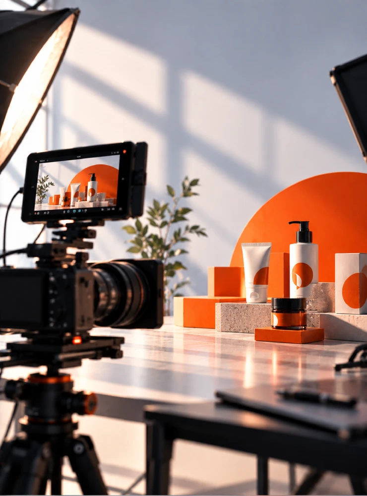 Commercial advertising creative visual
