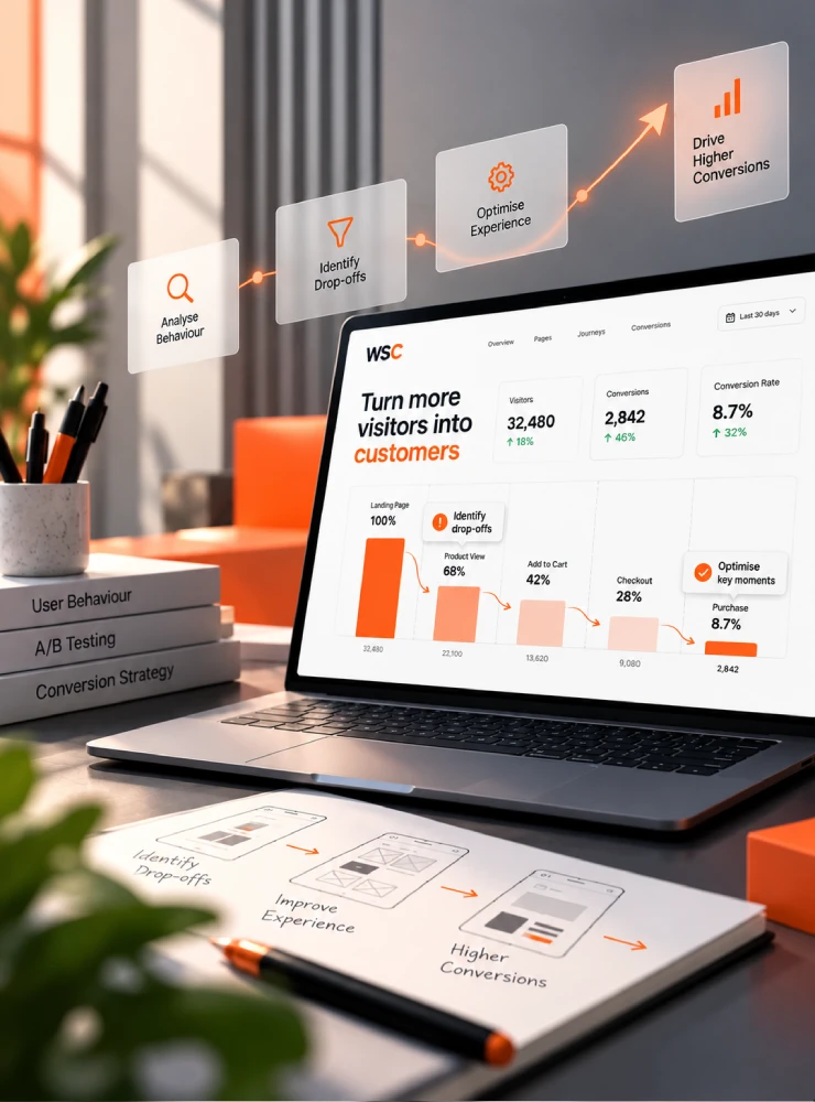 Conversion optimization visual