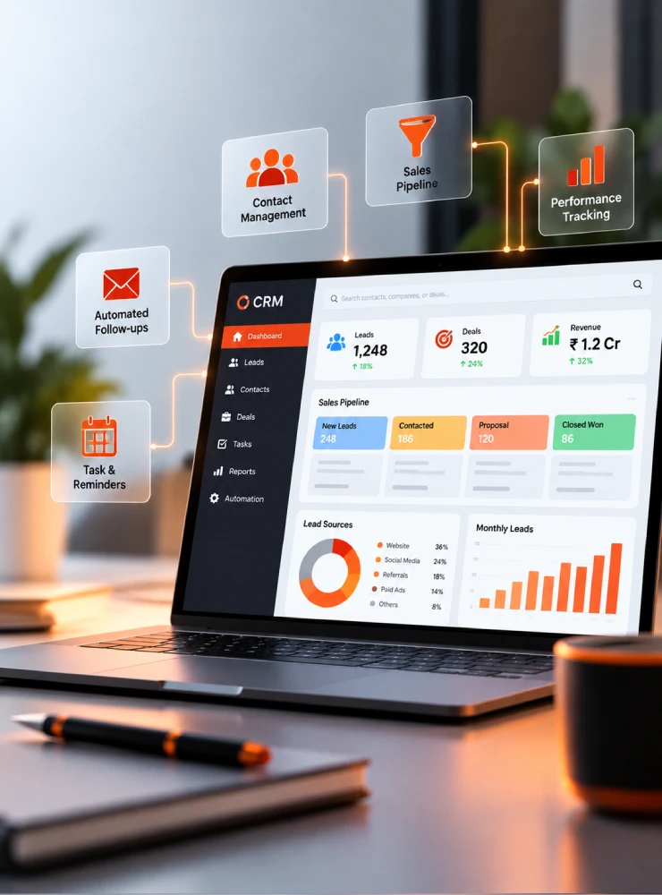 CRM setup visual