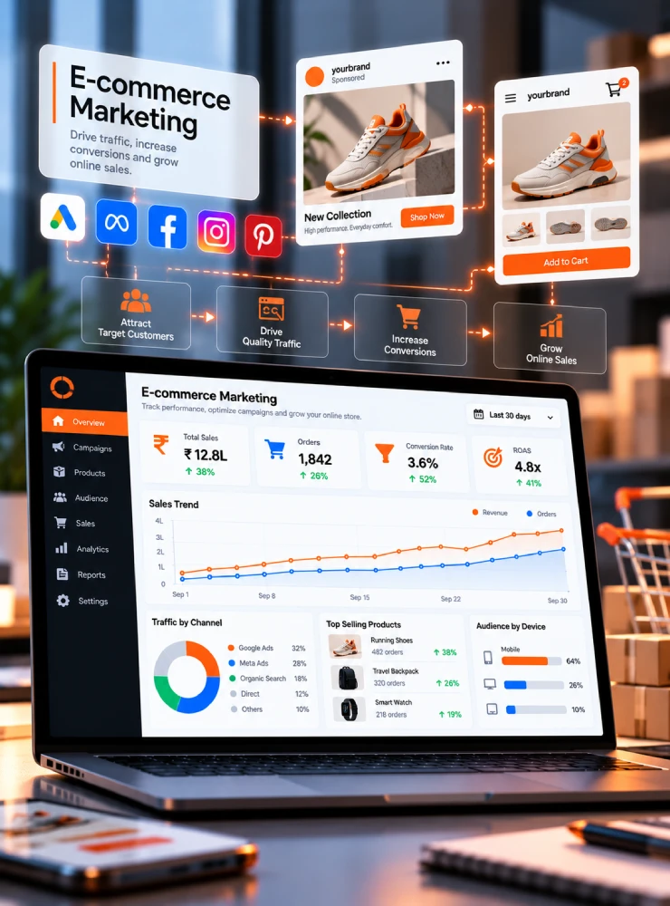 E-commerce Marketing growth marketing visual