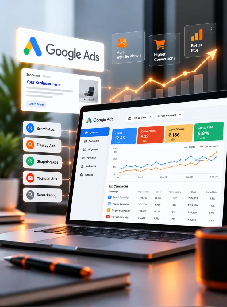 Google Ads performance marketing visual