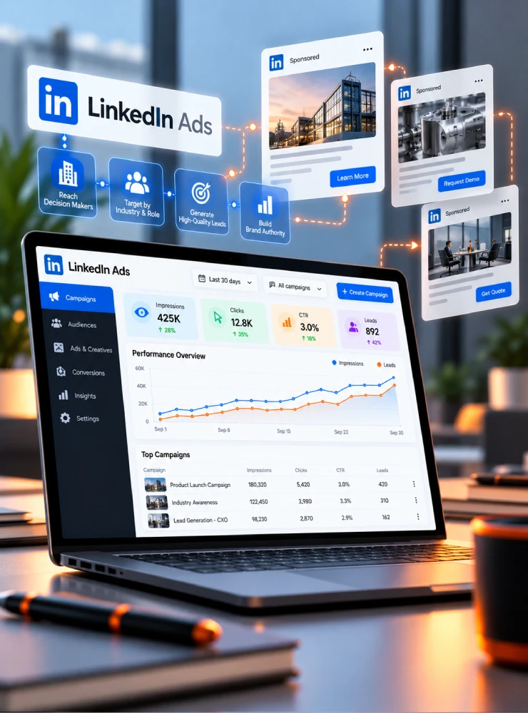 LinkedIn Ads performance marketing visual