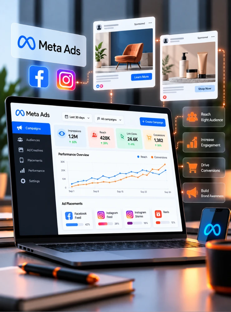 Meta Ads performance marketing visual